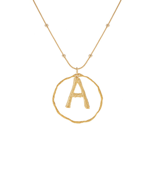 Collar Alma A, Colección Letters